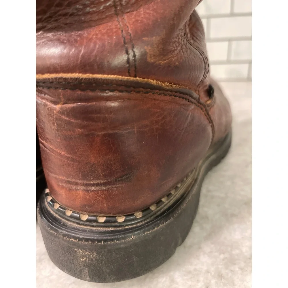 Red Wing Boots Mens 9 Brown 1149 DynaForce Leather Pull On Work EH Safety